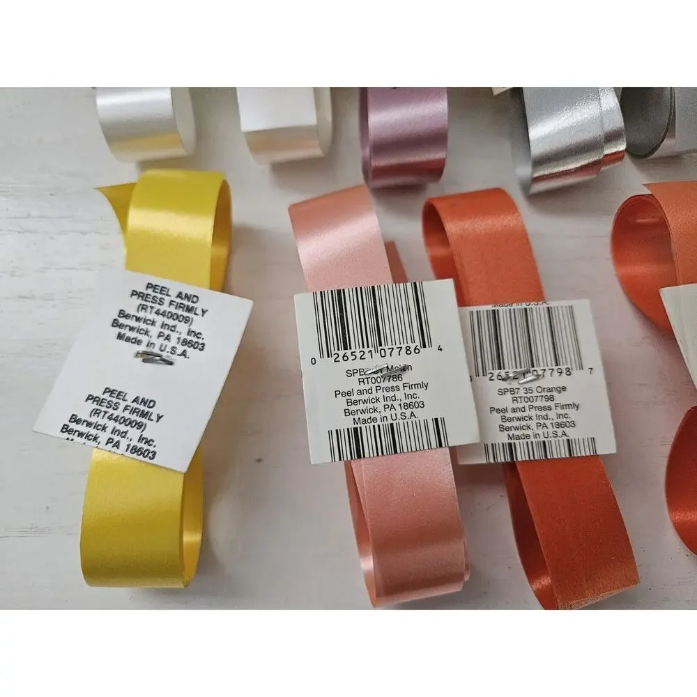 Ribbon Bows Craft Supplies Scrapbooking‎ Embellishments Gift Wrapping Multi